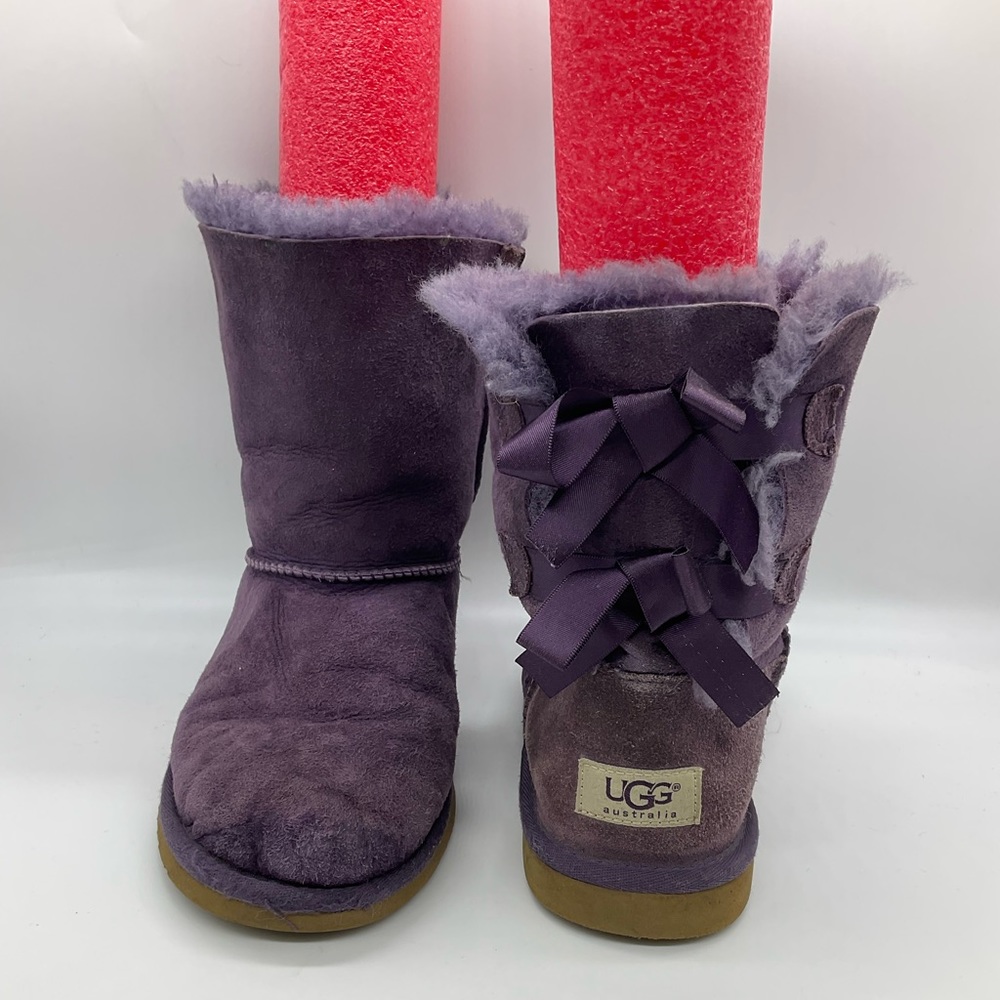 UGG‎ PURPLE BAILEY BOW BOOTS